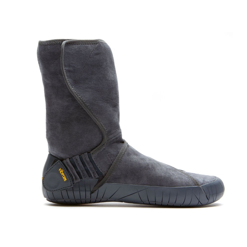 Vibram Furoshiki Mens Eastern Traveler Mid - Boots Grey - ZRH518904